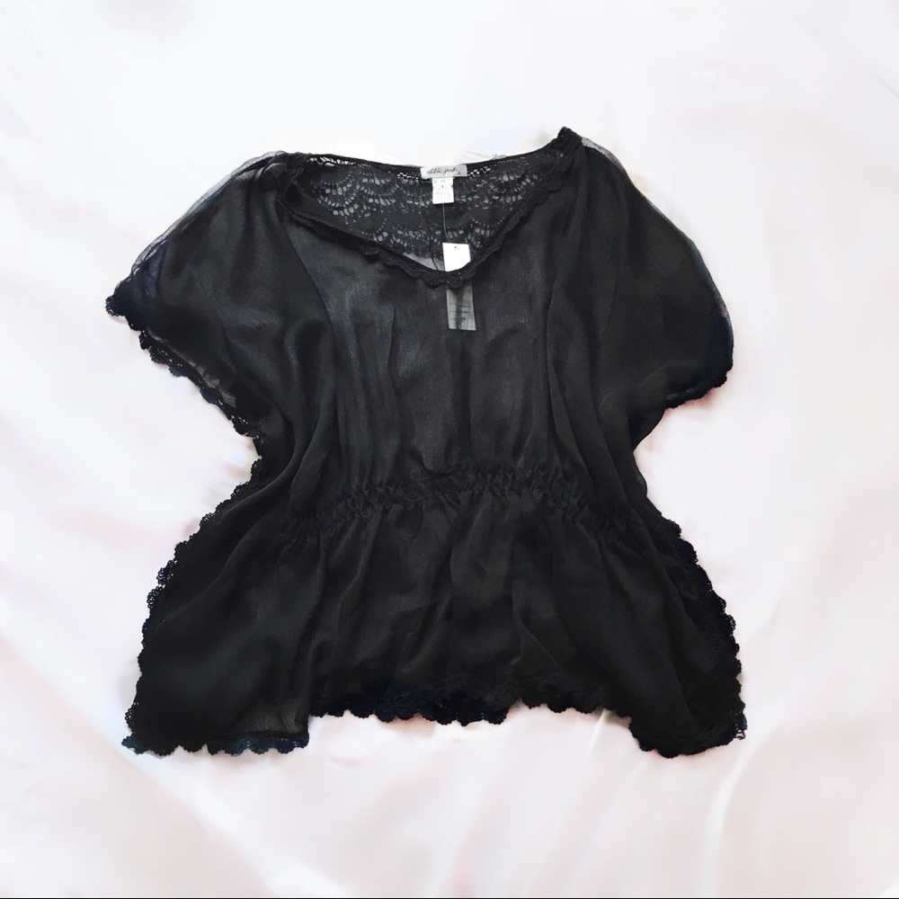 ultra pink ⋆ sheer kaftan top